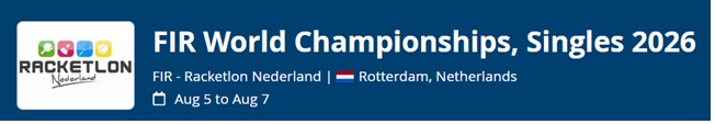 WK enkels en teams in Rotterdam